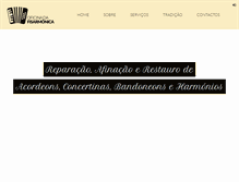 Tablet Screenshot of oficinafisarmonica.com